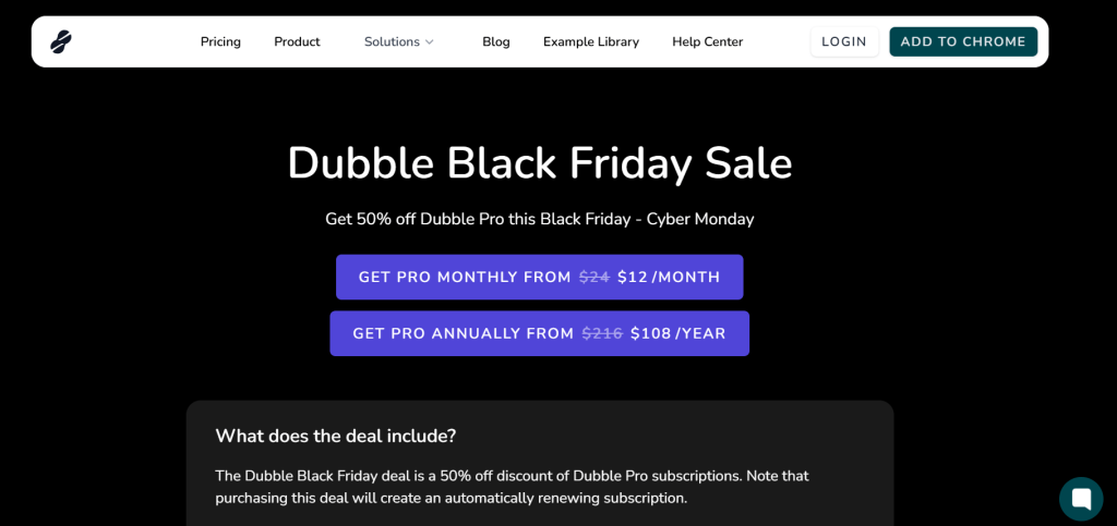 dubble-black-friday-deal