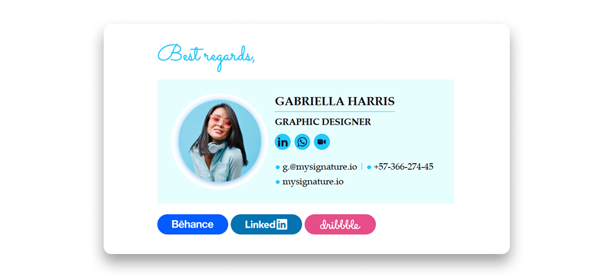 Email Signature for Graphic Designer