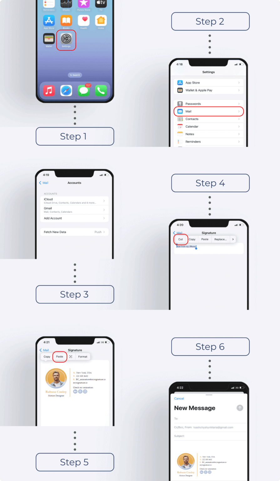 How to Create an iPhone Email Signature + FREE Templates
