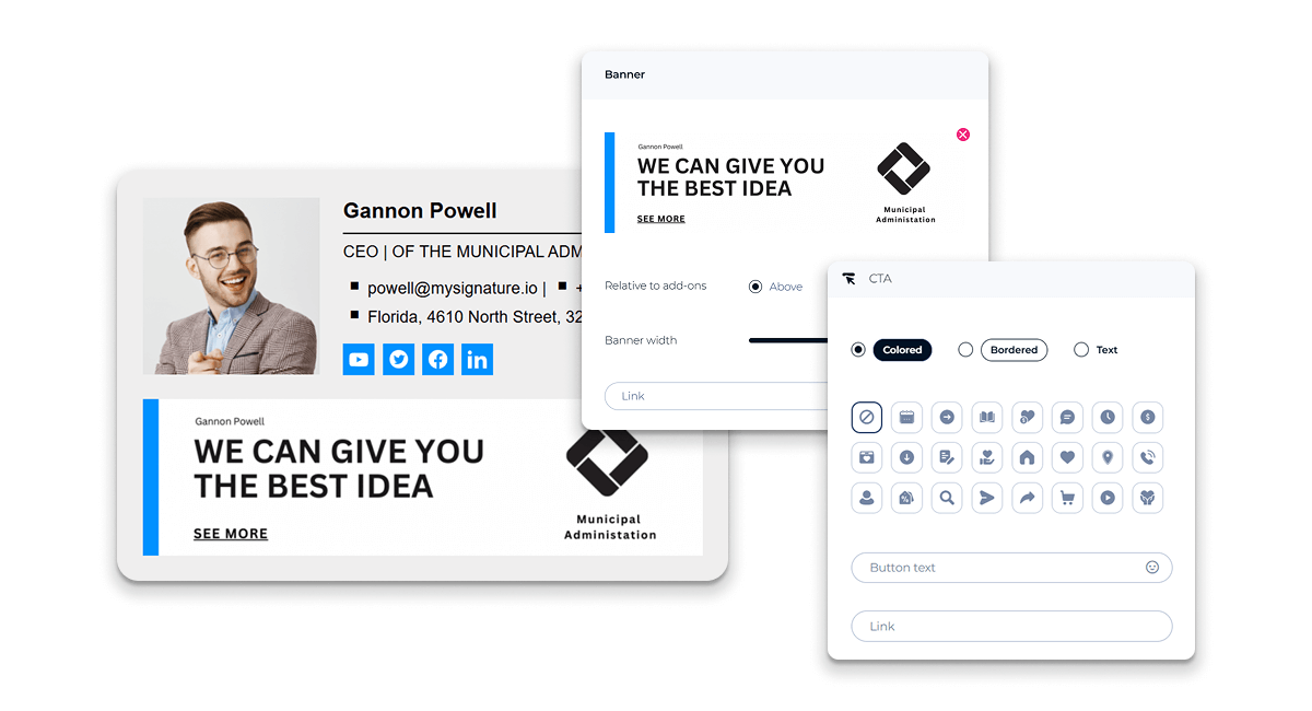 An Email Signature With Clear CTA