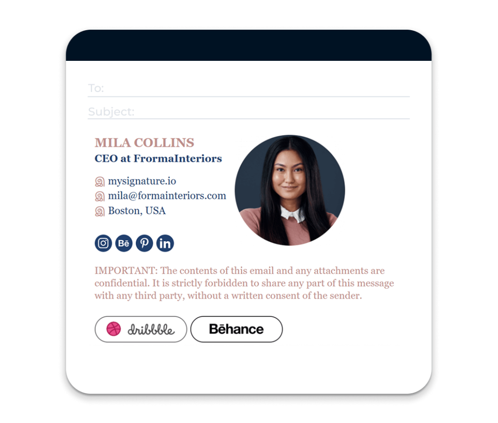Email Signature that Amplifies Brand Recognition