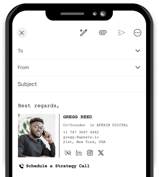 Mobile Email Signature