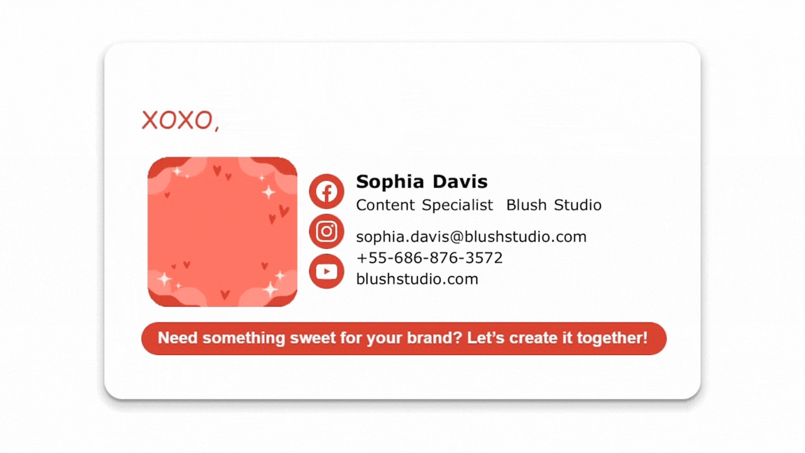 Gif Email Signature Valentine Logo