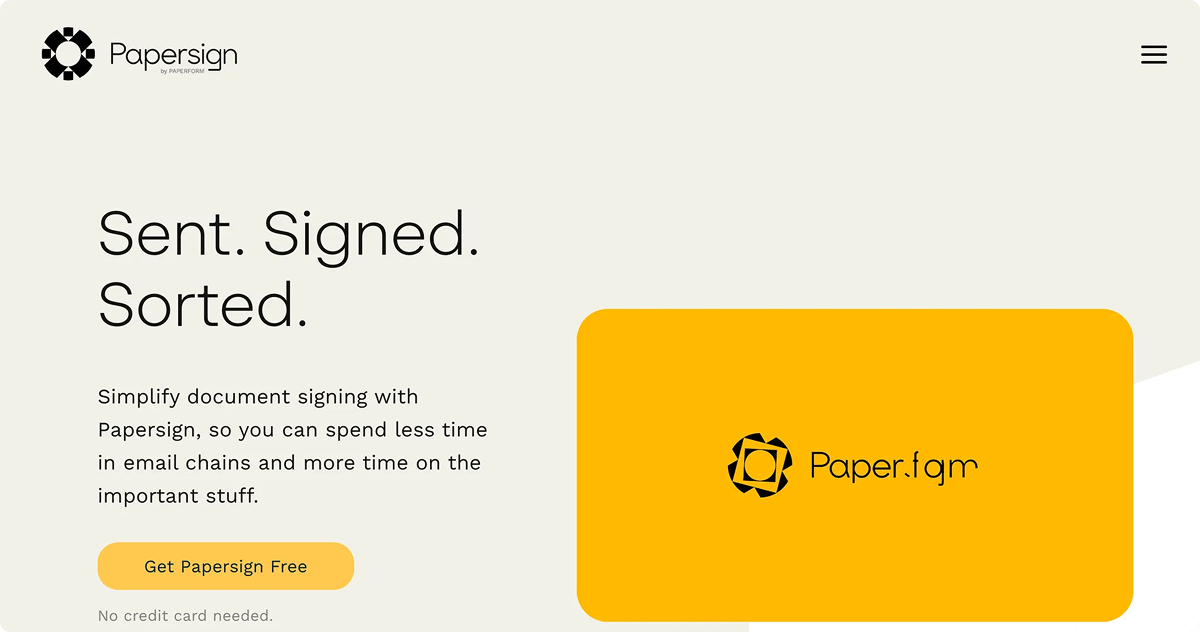 Papersign Black Friday Deal