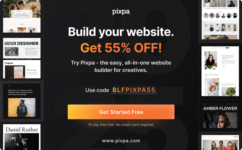 Pixpa Black Friday Deal 