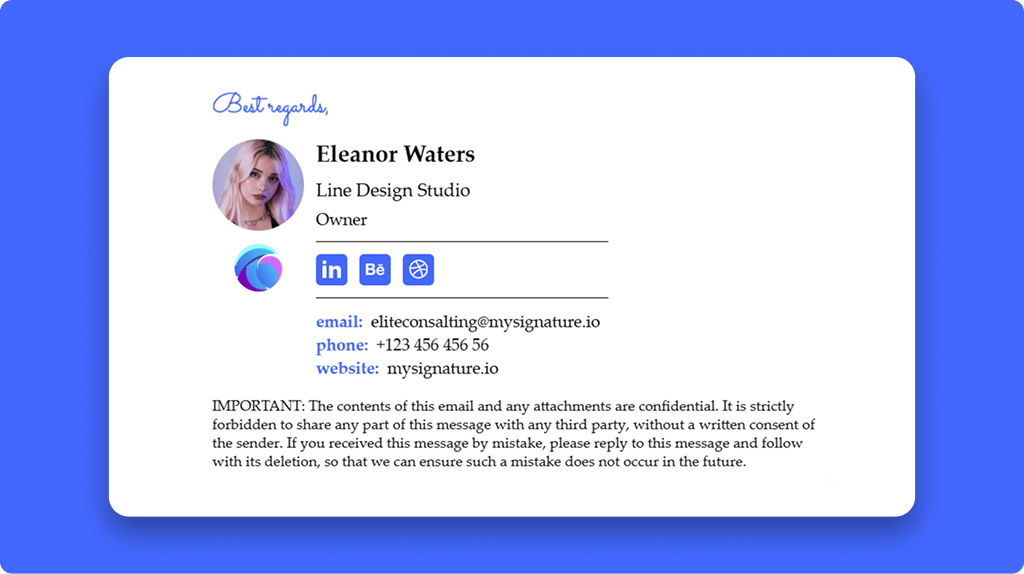 Security and Virus Warning Email Disclaimer Example
