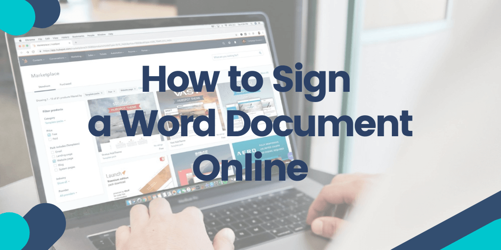 How to sign a Word document online