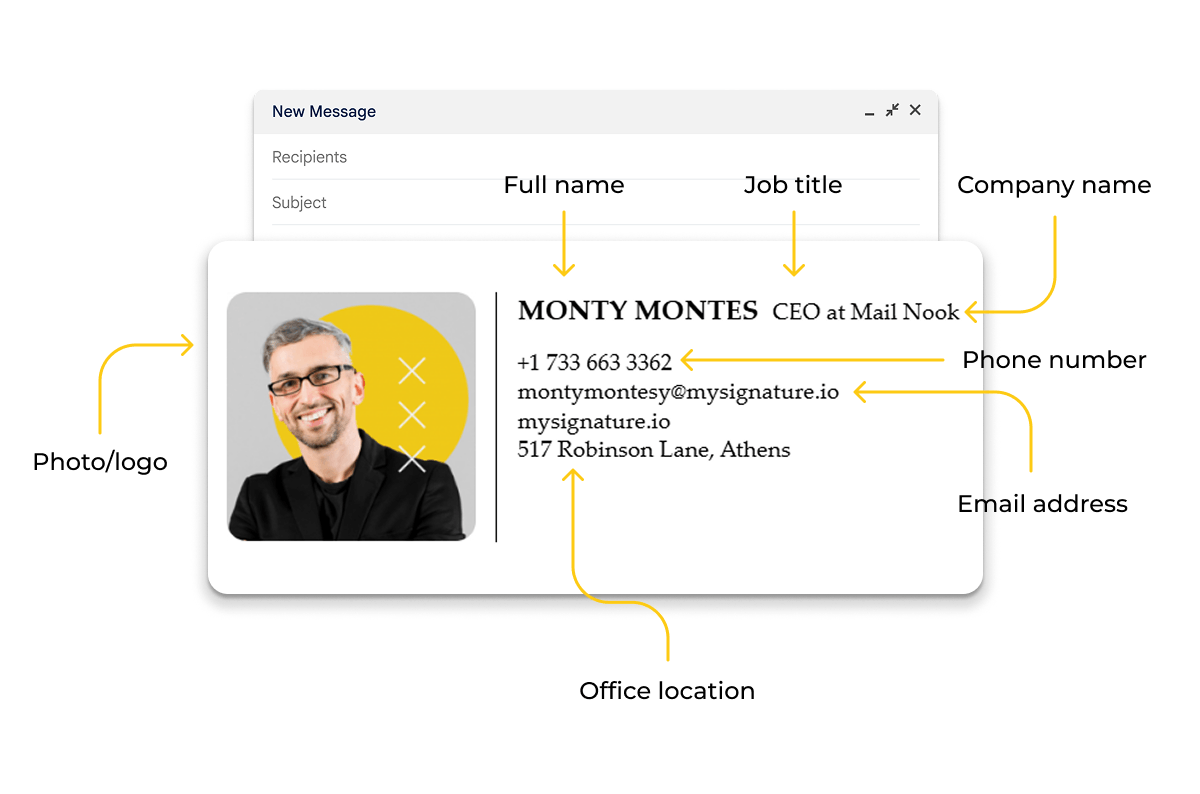 Basic Email Signature Elements