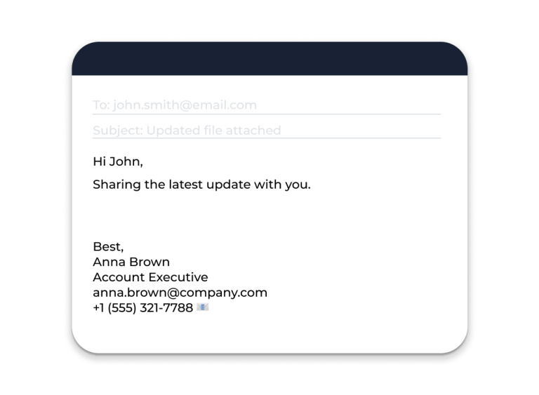 Plain Text Signature Example What Is an Email Signature? Definition, Tips, and Best Practices