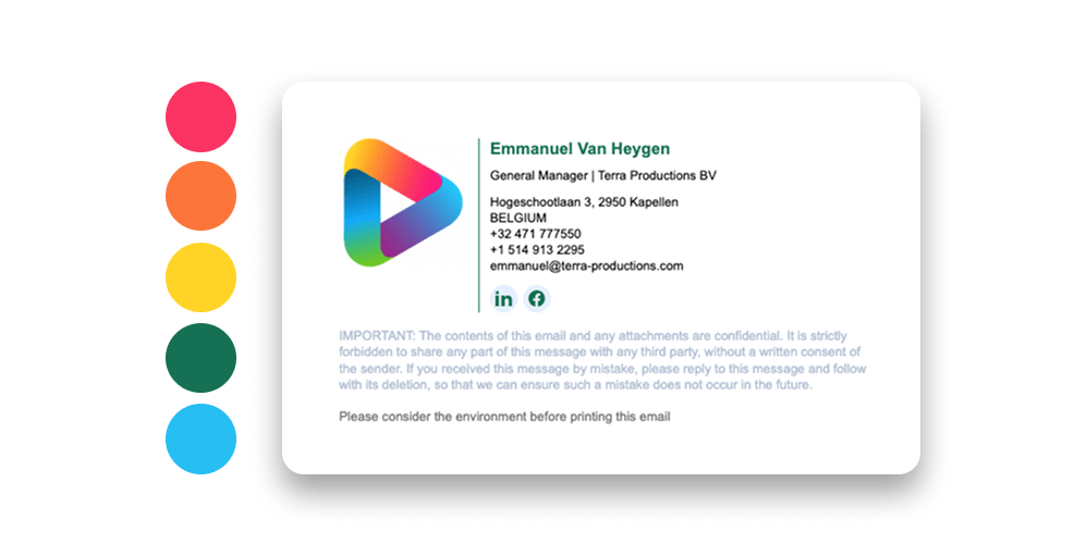 Email Signature CEO Branding