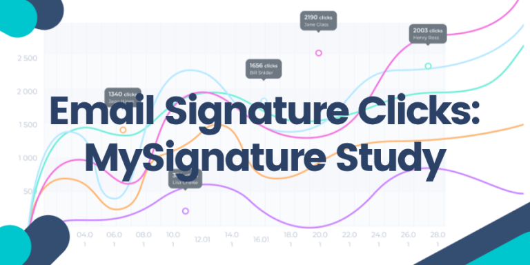 Email Signature Clicks MySignature Study