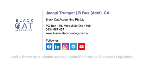 Jacqui, Black Cat Accounting