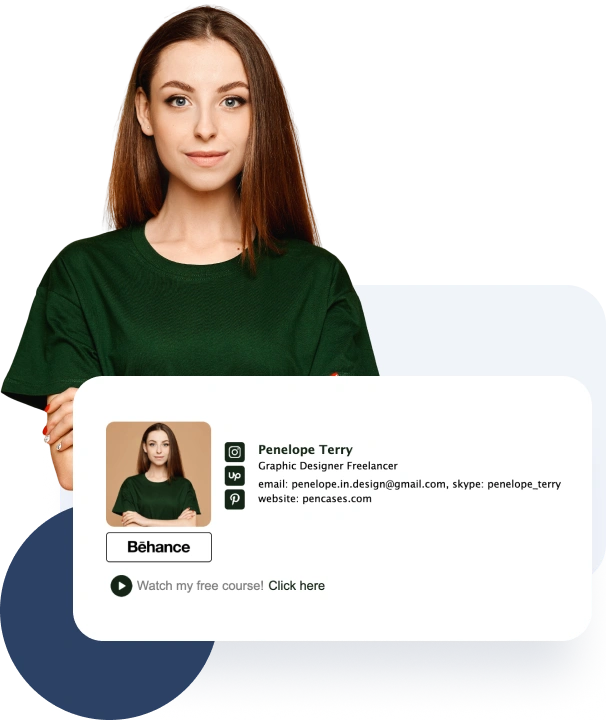 Email signature for freelancers