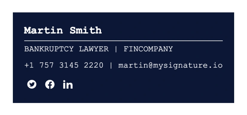 Best attorney email signature templates