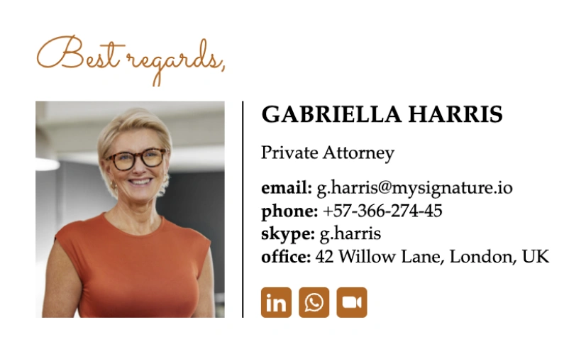 Best attorney email signature templates