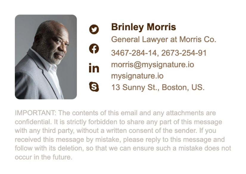 Best attorney email signature templates