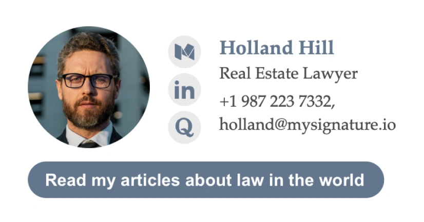 Best attorney email signature templates
