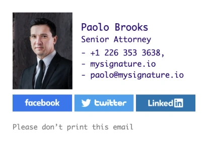 Best attorney email signature templates