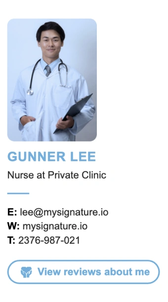 Templates for nurse practitioner email signature